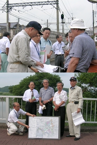 中川流域防災事業現地視察