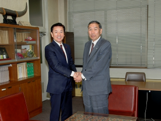 森田知事と意見交換