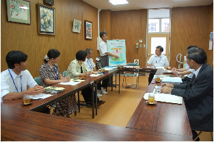 酒々井中の先生方との懇談会