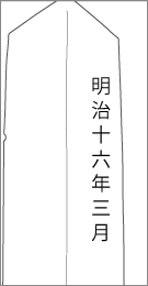 芝山道仁王尊道標の背面文字